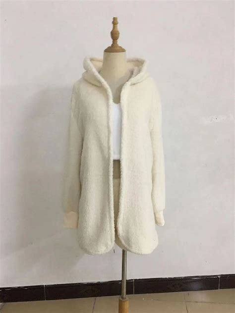 Fuzzy Clothing Women S Sleepwear Sexy Piece Outfits Fleece Hooded