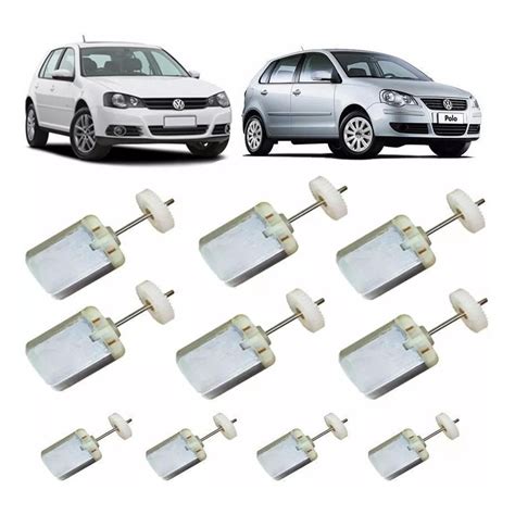 Kit 10 Peças Motor Fechadura Trava Elétrica Golf Polo Passat no Shoptime