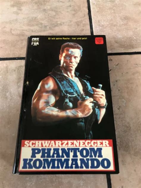 PHANTOM KOMMANDO VHS CBS Fox Hardbox Arnold Terminator