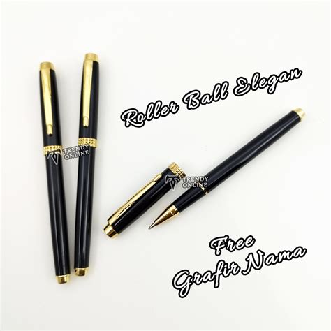 Jual Pulpen Ballpoint Classic Elegan Tr Free Grafir Custom Cetak Nama