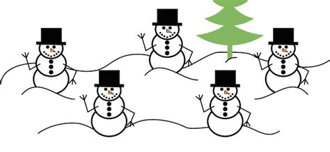 5 Little Snowmen - Laptime Songs