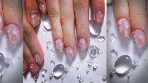 Intip Tutorial Nail Art Tetesan Air Yang Sedang Hits Di Jepang Yuk