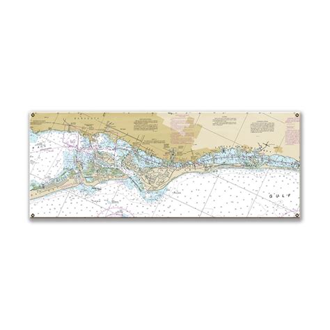 Lido Key Siesta Key Fl Nautical Chart Sign Made To Order Etsy