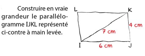 Construire Un Parall Logramme Avec Mesures