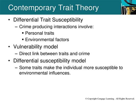 Trait Theory Criminology