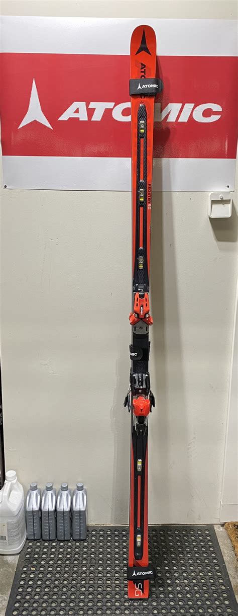 Men S Atomic Redster FIS SG Race Skis With X19 Bindings SidelineSwap