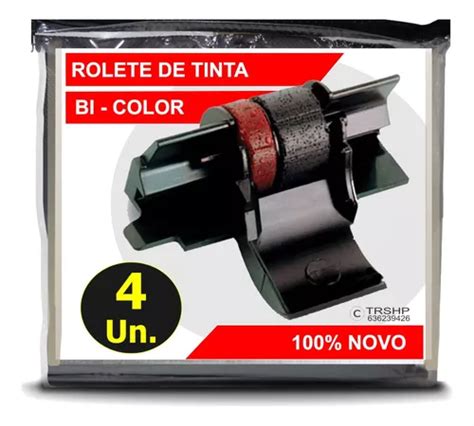 04 Rolete Tinta Da Calculadora Casio Hr 100rc Hr 150rc Tm Frete grátis