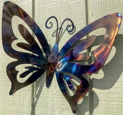 Metal Art Butterfly Wall Decor Butterfly Sculpture Exterior Art Made in ...