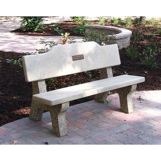 Concrete Memorial Benches - Foter