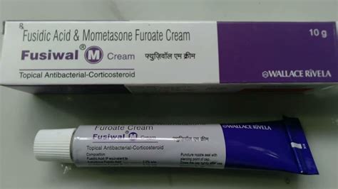 Mometasone Furoate Fusidic Acid Cream Fusiwal M Cream Youtube