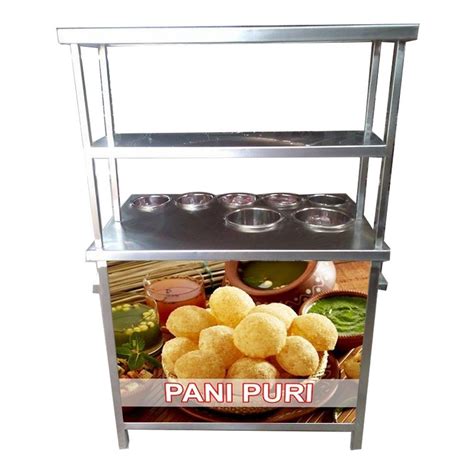 Stainless Steel Ss Pani Puri Counter For Restaurant At Best Price In Surat