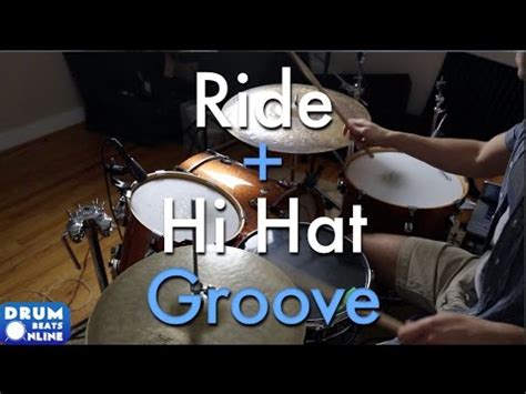 Ride Hi Hat Groove Drum Lesson Drum Beats Online YouTube