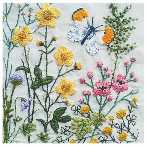 Wildflower Embroidery Patterns Free Web They Are All Great For