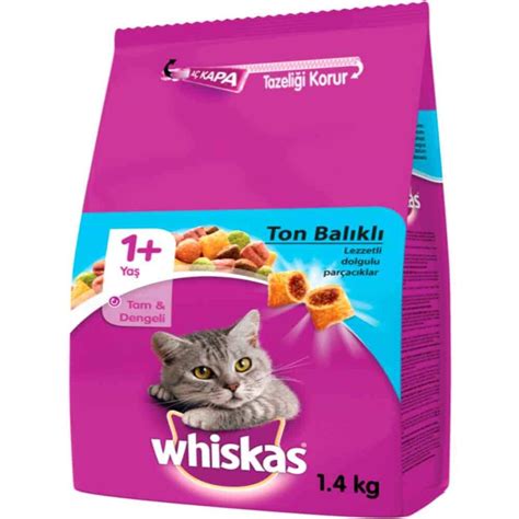 Whiskas Kuru Kedi Maması Ton Balıklı Ve Sebzeli 1 4 kg 5900951304385