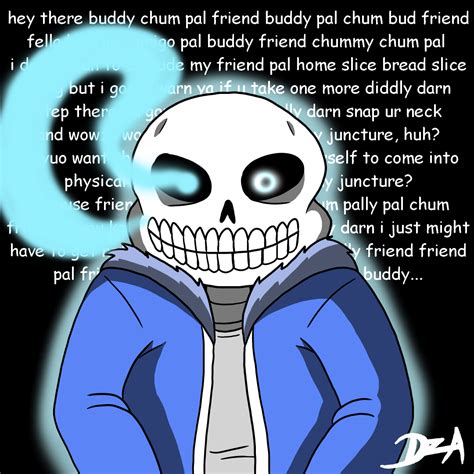 Meme March 2020 Day 30: Sans by DizachsterArea on Newgrounds