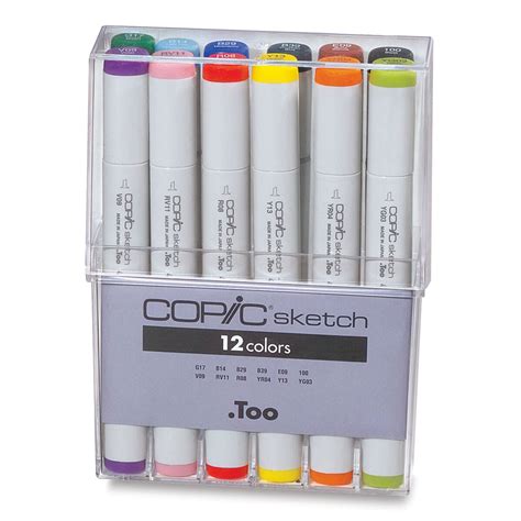 Copic Sketch Marker Set Basic Colors Set Of 12 Michaels