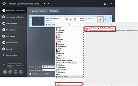 Top 3 Convertisseur MP3 Pour Convertir Un Fichier MP3 En AAC