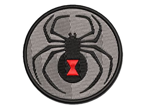 Black Widow Spider Multi Color Embroidered Iron On Or Hook And Loop Patch Applique Michaels