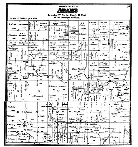 1874 Plat Maps Keokuk County of Iowa