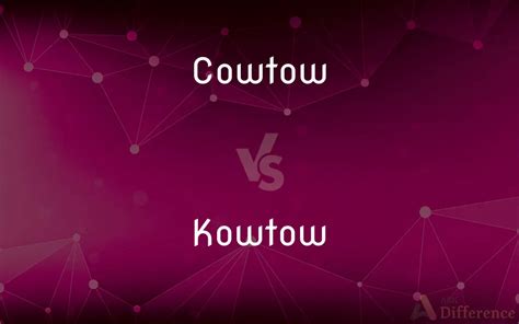 Cowtow vs. Kowtow — Which is Correct Spelling?