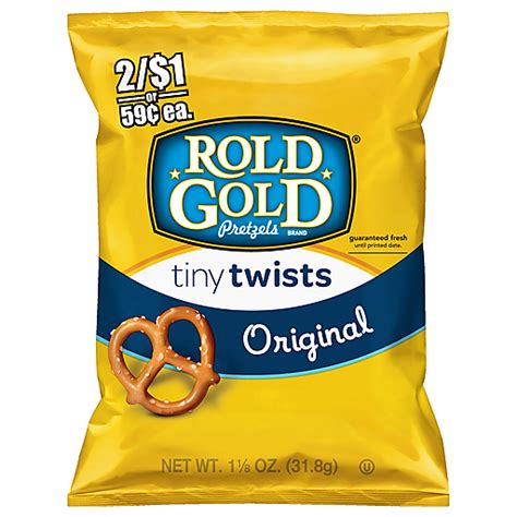 Rold Gold Pretzels Original Tiny Twists 1 125 Oz Pantry Foodtown