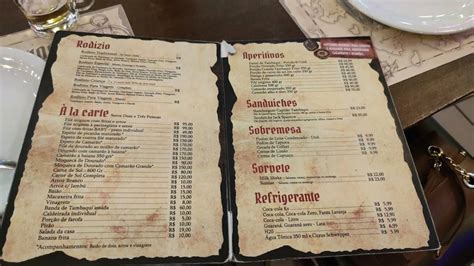 Menu Em Restaurante Tambaqui Do Pirata Porto Velho