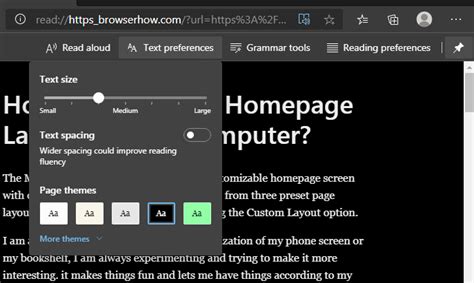 How To Enable Immersive Reader Mode In Edge Computer