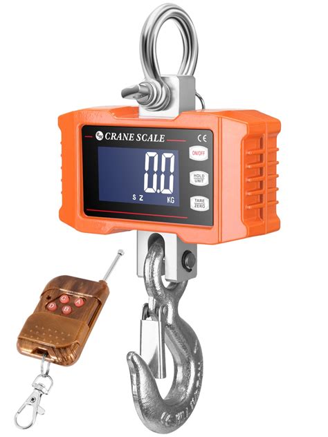 ROMECH 2200lbs Digital Hanging Crane Scale With Cast Aluminum Case