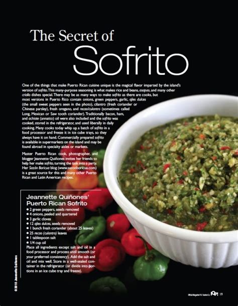 Sofrito Ingredients