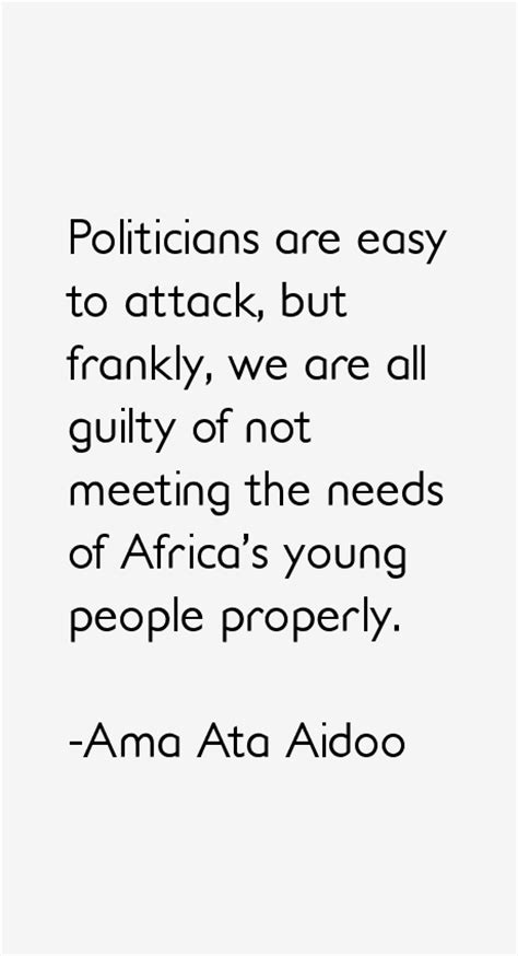 Ama Ata Aidoo Quotes & Sayings