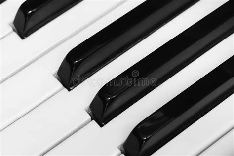 Classical Piano Keyboard Black And White Keys Of Musical Instrument Stock Image Image Of