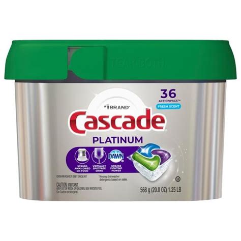 Cascade Platinum Dishwasher Pods, 36 Count | Publix Super Markets