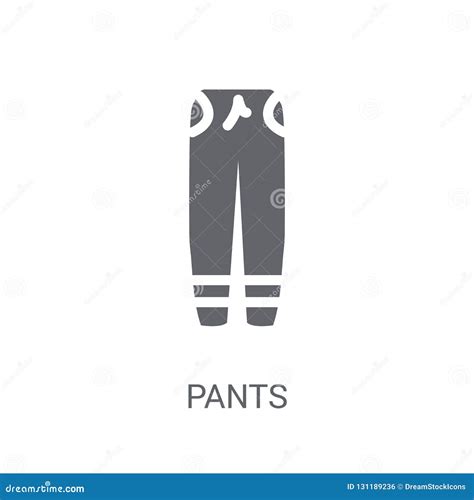 Pants Icon Trendy Pants Logo Concept On White Background From C Stock