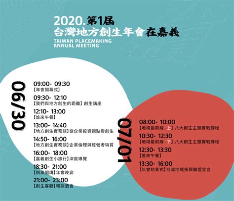 2020台灣地方創生年會 地域振興生存戰｜accupass 活動通