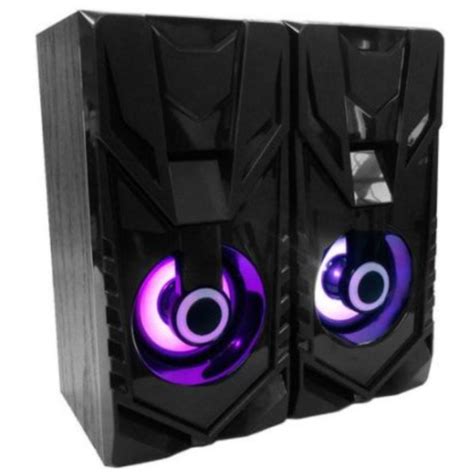 Parlantes Para Computadora Pc Laptop Con Luces Ritmicas W