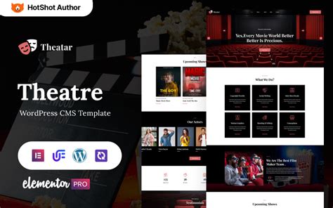 Tema Wordpress Adaptable Al Teatro Templatemonster