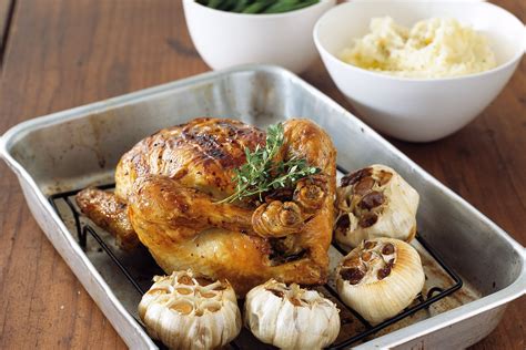 Garlic Roast Chicken Recipe