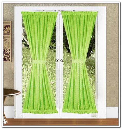 Sash Curtain Rod For Door Panels | Window Treatments Design Ideas