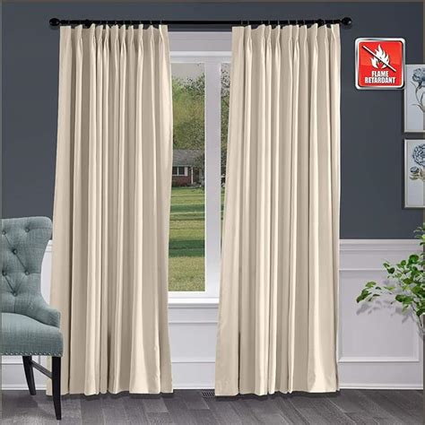 Macochico Flame Retardant Fire Resistant Curtains Thermal Insulated