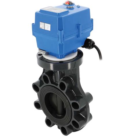 Plastic Electric Actuated Butterfly Valves Syveco