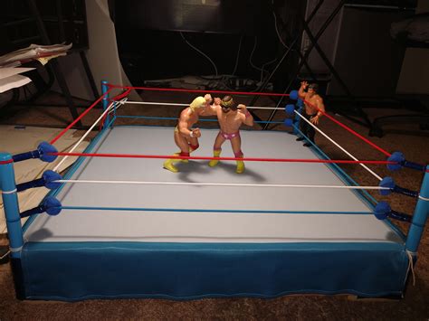 LJN style WWF "Real Scale" ring under construction : r/SquaredCircle