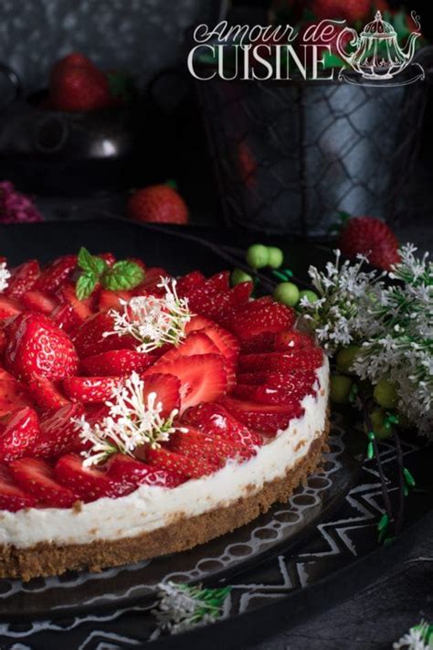 Tarte Aux Fraises Sans Cuisson Amour De Cuisine