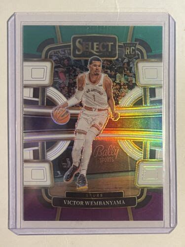 Select Victor Wembanyama Rc Concourse Green White Purple Prizm