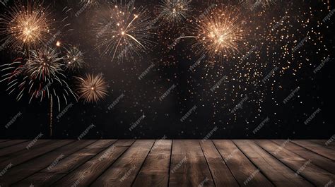 Premium AI Image | New Year 2024 Fireworks Celebration