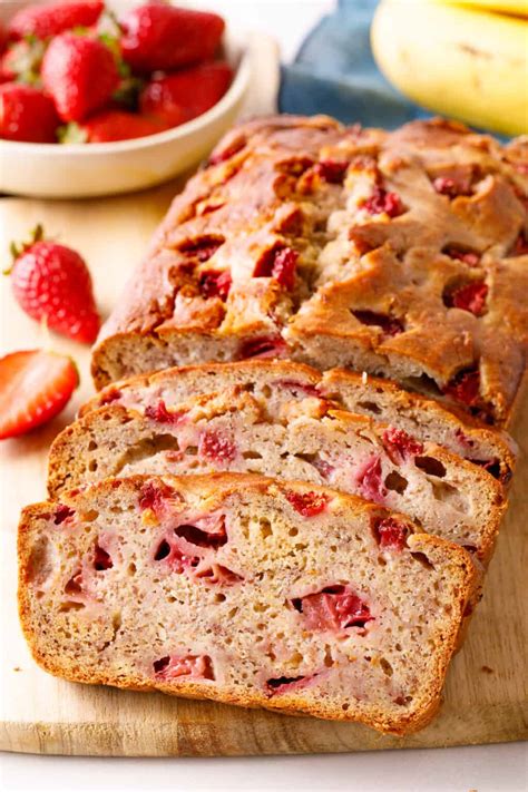 Easy Strawberry Banana Bread Recipe All Things Mamma