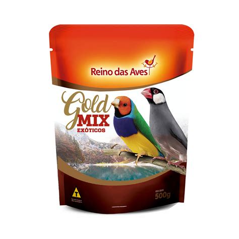 Ra O Para P Ssaros Exoticos Gold Mix Gr Reino Das Aves Pet Center