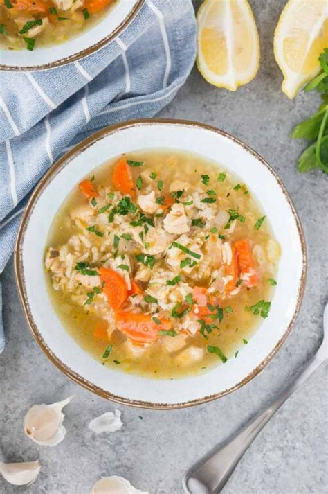 Turkey Rice Soup Delicious Meets Healthy