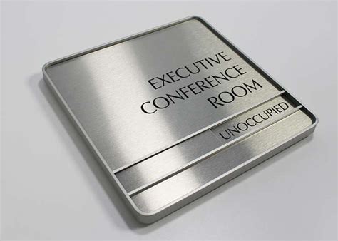 Conference Room Sign With Changeable Insert Replaceable Insert Sign