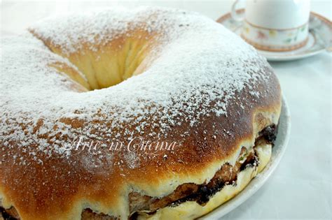 Ciambella Di Pan Brioche Alla Nutella Arte In Cucina