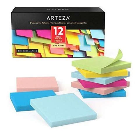 Arteza Notes 24 Blocs 100 Hojas Cada Uno 3 X 3 Pul Cuotas Sin